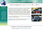 Tablet Screenshot of amexportltd.com